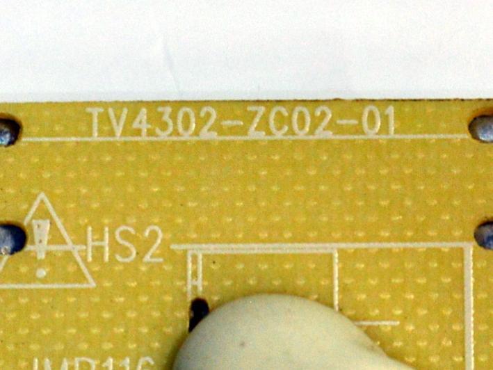 FUENTE DE PODER ORIGINAL PARA TV ROKU SELECT SERIES / NUMERO DE PARTE 514C4302M07 / TV4302-ZC02-01 / E021M715-B1 / M07/3227-00851 / 2010142144 / DISPLAY V430DJ1-Q01 REV.D2 / MODELO 43R4AX / 43R4A4 - Imagen 4