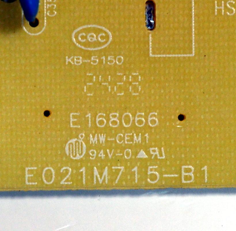 FUENTE DE PODER ORIGINAL PARA TV ROKU SELECT SERIES / NUMERO DE PARTE 514C4302M07 / TV4302-ZC02-01 / E021M715-B1 / M07/3227-00851 / 2010142144 / DISPLAY V430DJ1-Q01 REV.D2 / MODELO 43R4AX / 43R4A4 - Imagen 3