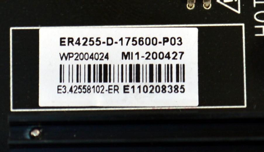 FUENTE DE PODER ORIGINAL PARA TV RCA / NUMERO DE PARTE AE0050491 / ER4255 / ER4255-D-175600-P03 / AE0050491-20200427 / PANEL CC575PU1L / DISPLAY CC575PU1L 01 / MODELO RHOS581SM-D - Imagen 4