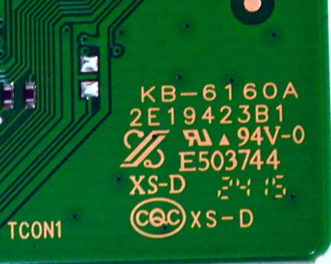 T-CON ORIGINAL PARA TV ONN / NUMERO DE PARTE 513C5570M11 / TV5570-ZC26-01 (B) / M11/9520-03771 / 2010136052 / KB-6160A / DISPLAY HV750QUB-F91 REV.2.0 / MODELO 100044717 75" - Imagen 2