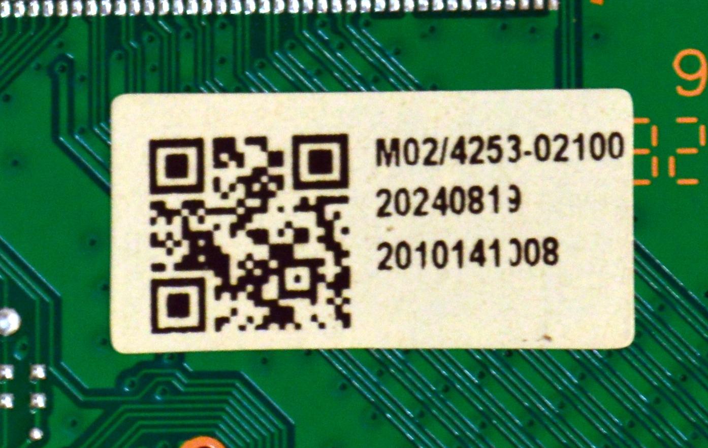 T-CON ORIGINAL PARA TV ONN / NUMERO DE PARTE 513C43D0M02 / TV43D0-ZC01(A) / 303C4300231 / M02/4253-02100 / 2010141008 / DISPLAY HV430FHB-F91 / MODELO 100133209 43" - Imagen 3