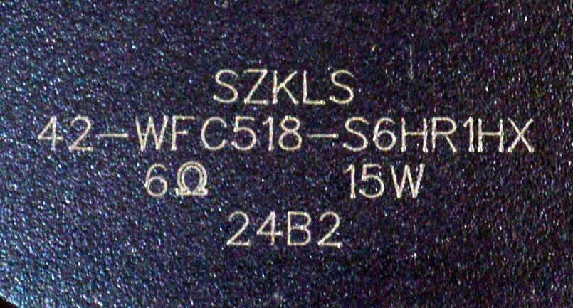 KIT DE BOCINAS ORIGINAL PARA TV PHILIPS 2 PIEZAS / NUMERO DE PARTE  42-WFC518 / 42-WFC518-S6HL1HX / 42-WFC518-S6HR1HX / MODELO 70PUL7553/F7 / 65PUL7973/F7 / 55PUL7973/F7 - Imagen 2