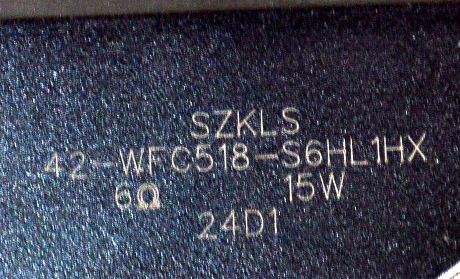 KIT DE BOCINAS ORIGINAL PARA TV PHILIPS 2 PIEZAS / NUMERO DE PARTE  42-WFC518 / 42-WFC518-S6HL1HX / 42-WFC518-S6HR1HX / MODELO 70PUL7553/F7 / 65PUL7973/F7 / 55PUL7973/F7 - Imagen 3
