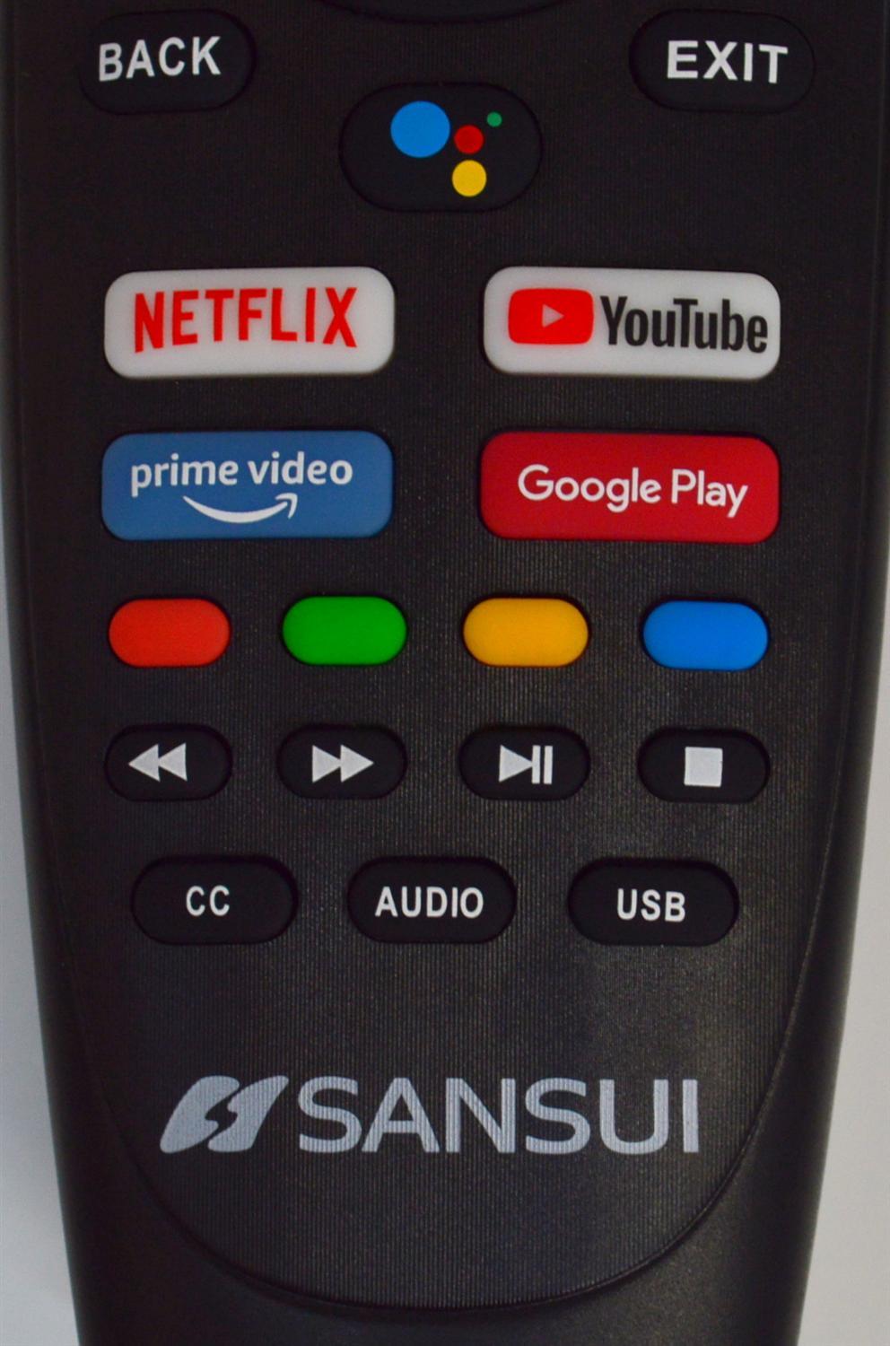 CONTROL REMOTO ORIGINAL NUEVO PARA TV SANSUI / CON COMANDO DE VOZ / NUMERO DE PARTE AN4513 / AN2305292 / AN2304122 / AN2304112 / AN4513-C2-1 / AN4513-C2-2 / AN4513-C1-2 - Imagen 2