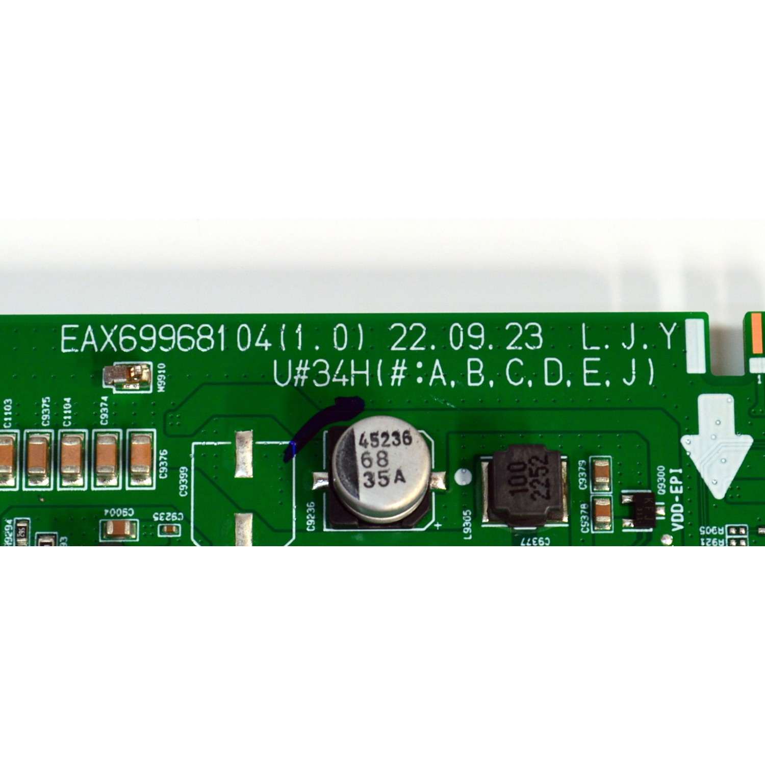 MAIN ORIGINAL PARA TV LG 4K UHD HDR SMART TV / NUMERO DE PARTE EBT67608502 / EAX69968104 / EAX69968104(1.0) / 67608502 / PANEL NC650EQG-VCMH1 / DISPLAY ST6451D06-2 VER.2.1 / MODELO 65UA7500ZUA / 65UA7500ZUA.BUSFLKR - Imagen 3