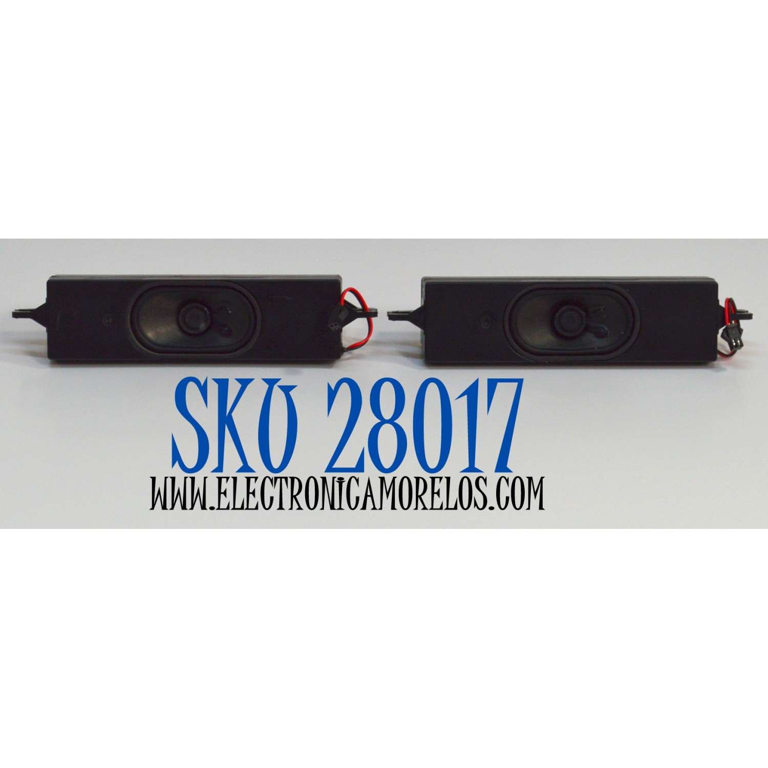 KIT DE BOCINAS ORIGINAL PARA TV PROSCAN 2 PIEZAS / NUMERO DE PARTE 413-01B / MODELO PWOSU7045