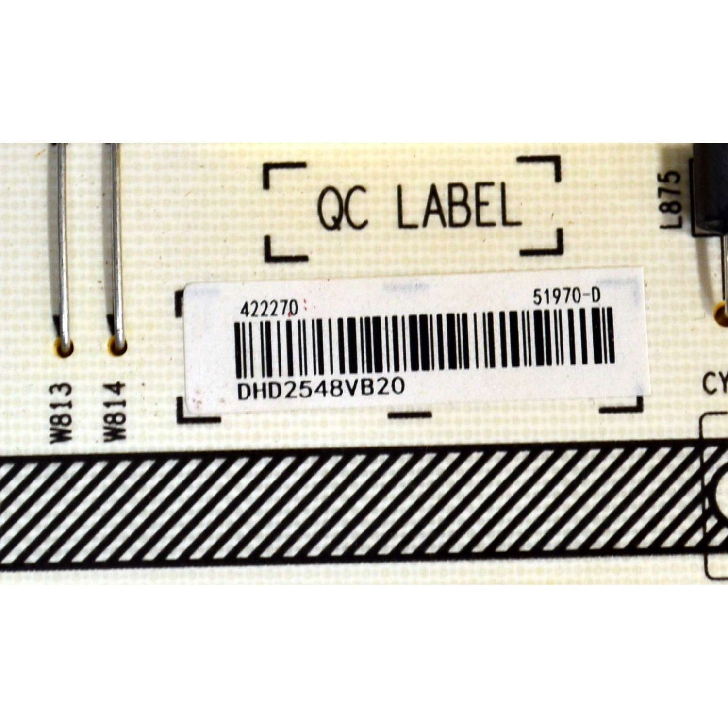 FUENTE DE PODER ORIGINAL PARA TV HISENSE / NUMERO DE PARTE 422270 / RSAG7.820.51970/ROH / CQC13134095636 / HDCEM1 / 51970-D / PANEL HD100J3U61-TBL4 / DISPLAY PTA00GT03-1 VER.1.0 / MODELO 100U65QFC / 100'' - Imagen 3