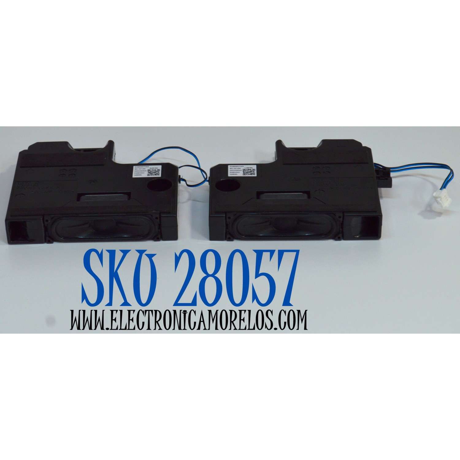 KIT DE BOCINAS ORIGINAL PARA TV LG 2 PIEZAS / NUMERO DE PARTE EAB65837402 / U7FF186 / U7FF185 / UA75 / N5B05L / U7FB185-02 / U7FB186-02 / MODELO 65UA7500ZUA / 65UA8000PSB / 65UA7700AUA