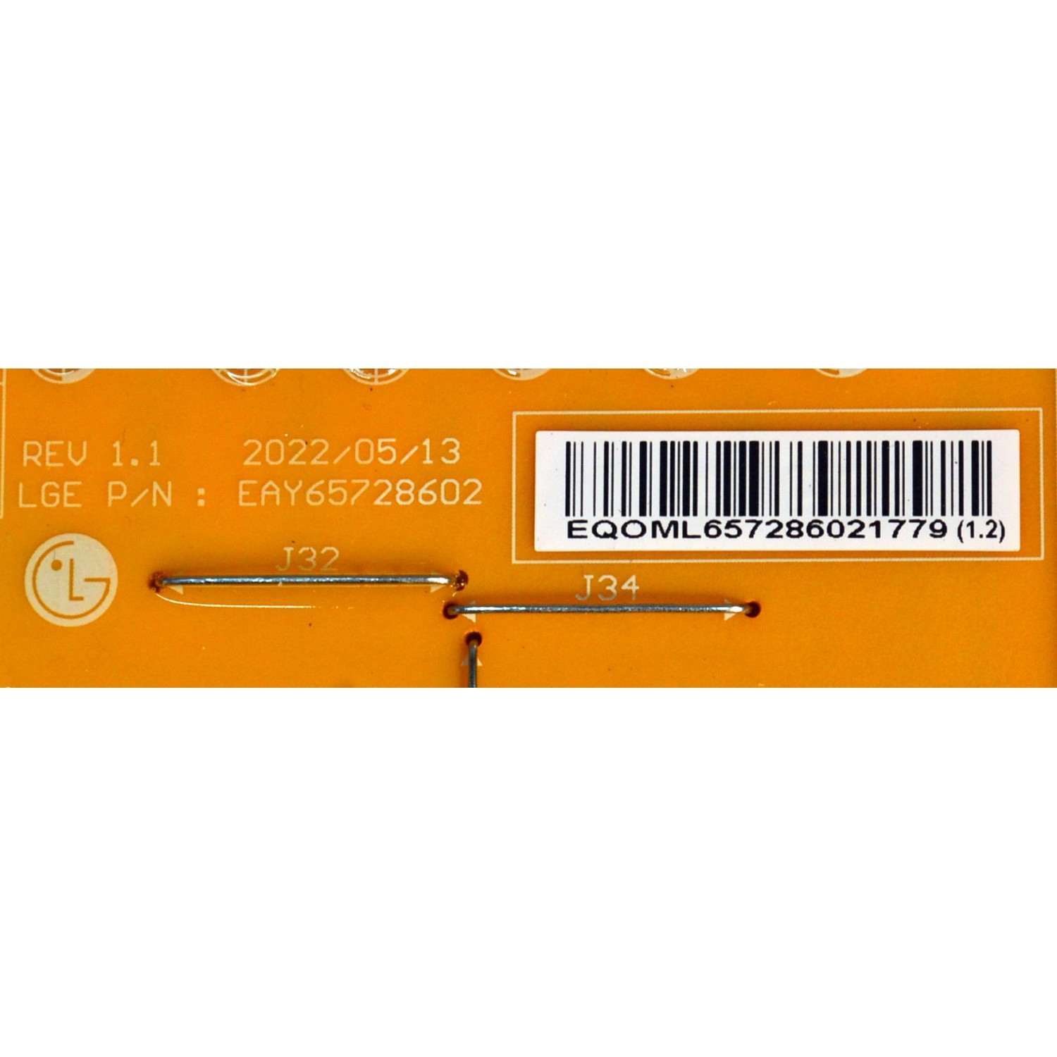 FUENTE DE PODER ORIGINAL PARA TV LG / NUMERO DE PARTE EAY65728602 / LGP43-19UL6-IT / 65728602 / PANEL ND430EQG-SBHR3 / DISPLAY DV430QUB-L2D / MODELO 43UA7500ZUA / 43UA7500ZUA.BUSFKLR - Imagen 2