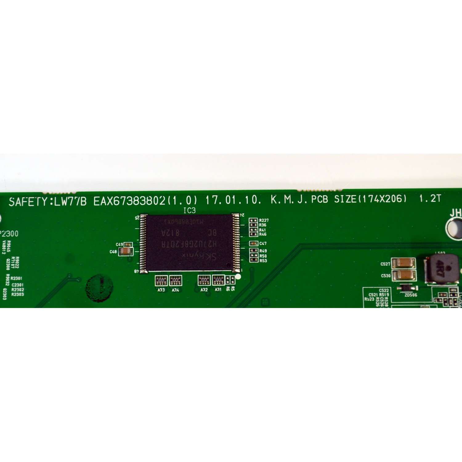 MAIN ORIGINAL PARA TV LG FULL HD / NUMERO DE PARTE 64024701 / EAX67383802 / EAX67383802(1.0) / 85166301 / PANEL LD550EUE (FH)(B1) / MODELO 55SE3D-B / 55SE3D-BE / 55SE3D-BE.AUSSLJM - Imagen 3