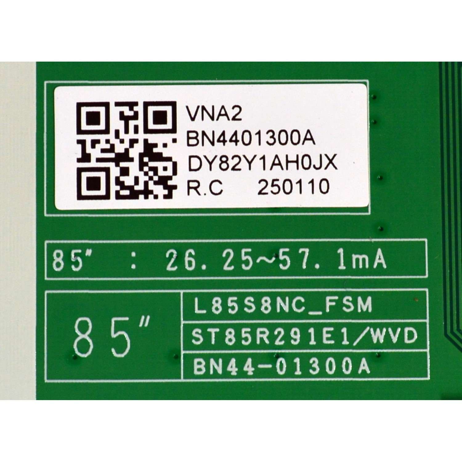 LED DRIVER ORIGINAL PARA TV SAMSUNG / NUMERO DE PARTE BN44-01300A / L85S8NC_FSM / ST85R291E1/WVD / BN4401300A / PANEL CY-TF085RMAV1H / DISPLAY T850QVN04.H / BN96-60288A / MODELO QN85QN80FDFXZA / QN85QN80FDFXZA AA01 - Imagen 3