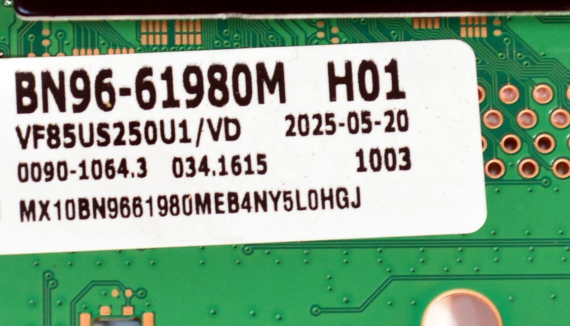 MAIN ORIGINAL PARA TV SAMSUNG 4K UHD HDR / NUMERO DE PARTE BN96-61980M / BN41-03350A / BN41-03350 / KANT_SU2E_FU8 / BN9661980M / PANEL CY-BF085HGAV3H / DISPLAY T850QVN04.F / BN96-59508A / MODELO UN85U8000FDXZA / UN85U8000FDXZA AB01 - Imagen 3