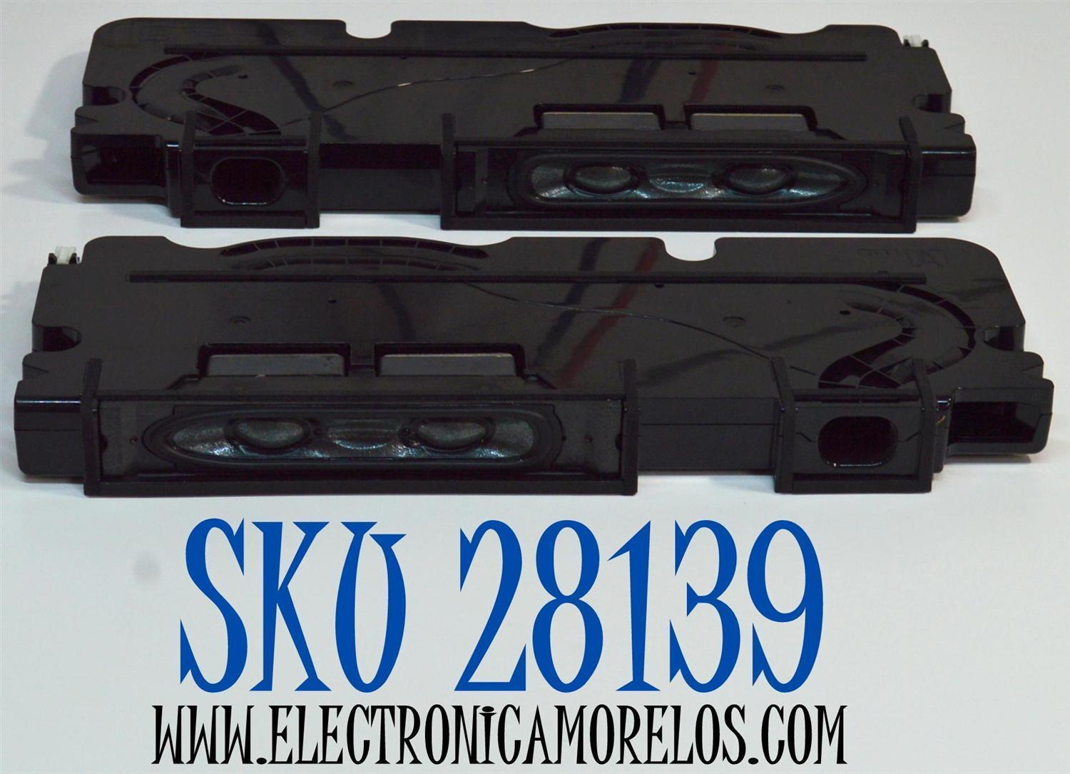 KIT DE BOCINAS ORIGINAL PARA TV SONY 2 PIEZAS / NUMERO DE PARTE 1016431 / 101643161 / 101643151 / MODELO XR-75X90CL / XR75X90CL
