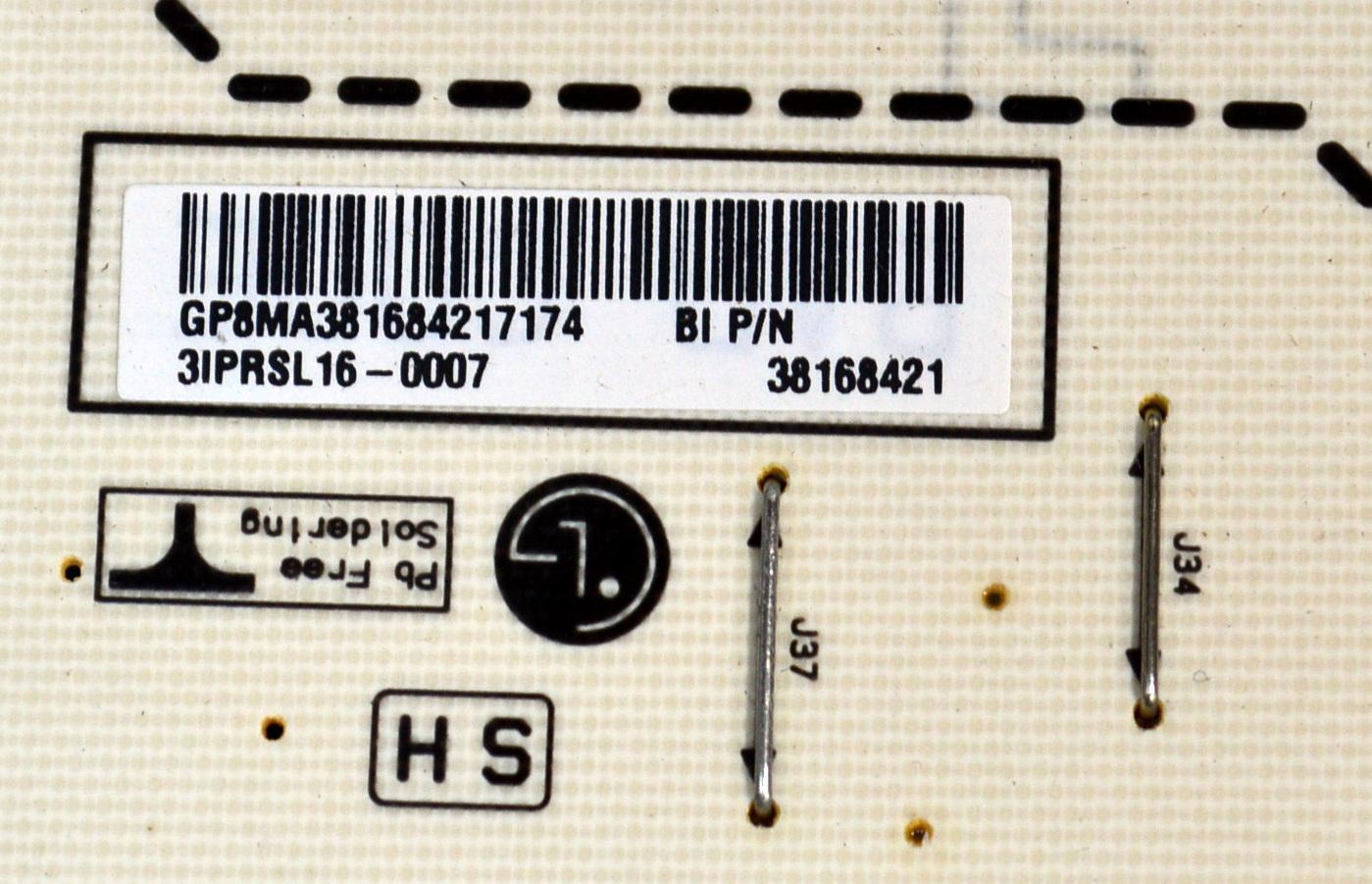 FUENTE DE PODER ORIGINAL PARA TV LG / NUMERO DE PARTE 38168421 / EAX69975004 / EAX69975004(1.0) / LGPS65G3-230P / MODELO OLED65G3PUA - Imagen 2