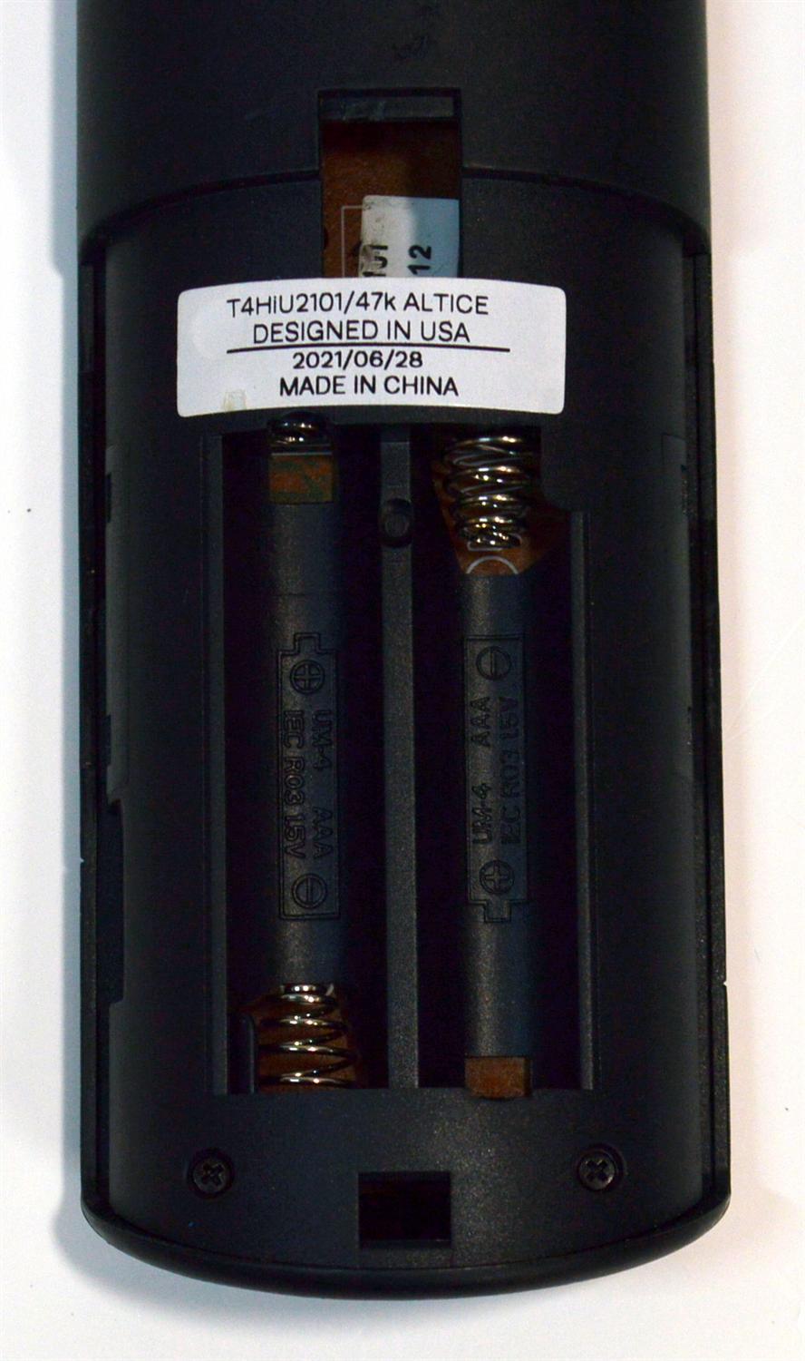 CONTROL REMOTO PARA DVR COMPATIBLE CON LOS DECODIFICADORES DE CABLE ALTICE / OPTIMUM / CABLEVISION / NUMERO DE PARTE T4HIU2101/47K / SF426 / T4HU1616/47K / T4HU1608/35K / T4HU1714836K / URC 2464 B00 - Imagen 2