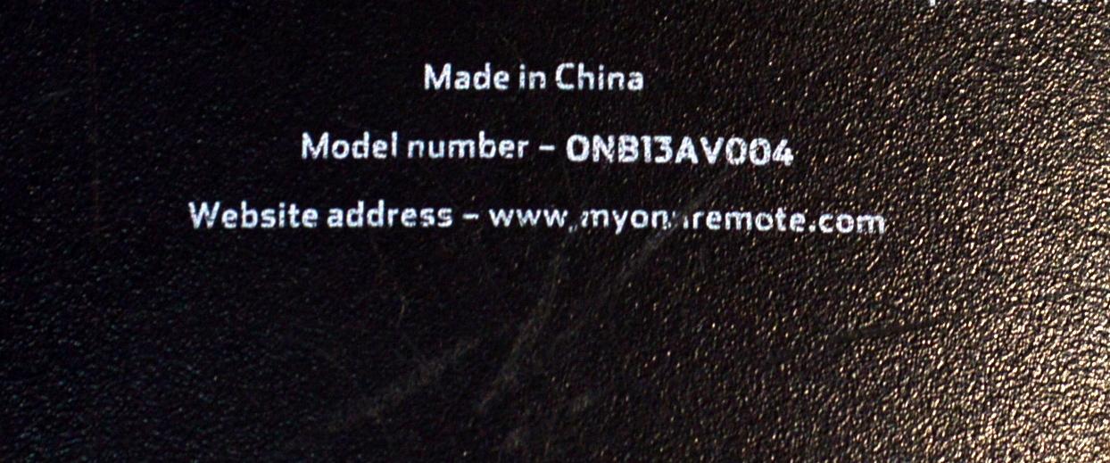 CONTROL REMOTO ONN PARA CONTROLAR VARIOS EQUIPOS DE AUDIO Y VIDEO COMO TELEVISORES / REPRODUCTORES DE DVD/VCR  / DECODIFICADORES DE CABLE/SATELITE / FUNCIONA CON VARIAS MARCAS / NUMERO DE PARTE ONB13AV004 / WD-1232C / P13005 - Imagen 3