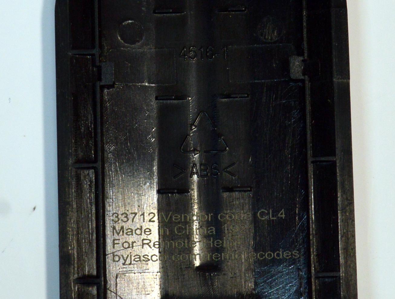 CONTROL REMOTO ORIGINAL GE /NUMERO DE PARTE SRC-4516 /33712 6177 CL5 / 33712 6177 CL6/6177 33712-CL4 /PUEDE CONTROLAR HASTA 6 DISPOSITIVOS DE DIFERENTES MARCAS INCLUYENDO TELEVISORES/ REPRODUCTORES B-RAY/DVD /RECEPTORES DE CABLE Y AUDIO - Imagen 3