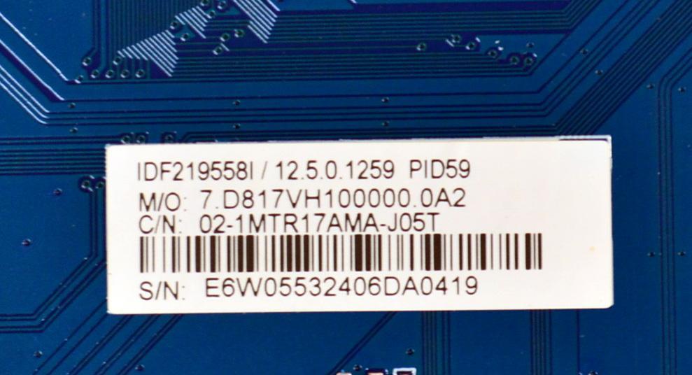 MAIN ORIGINAL PARA TV DAEWOO 4K UHD HDR ROKU TV / NUMERO DE PARTE 02-1MTR17AMA-J05T / CV817-VH / 7.D817VH100000.0A2 / PANEL LVU500CHDX E0504 / DISPLAY CV500U5-T02 REV:01 / MODELO DAW50UR - Imagen 2