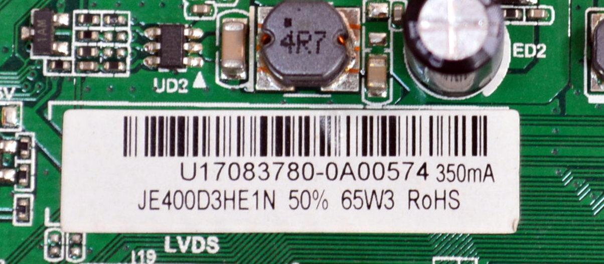 MAIN FUENTE COMBO ORIGINAL PARA TV SCEPTRE FULL HD / NUMERO DE PARTE X405BV-FSRR / TP.MS3553.PB753 / T201708105B / 8142123352087 / U17083780 / DISPLAY JE400D3HE1N / MODELO X405BV-FSR / H40 MATV53DD - Imagen 5