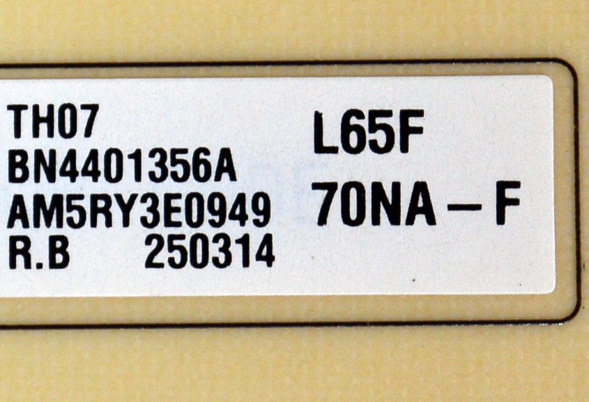 FUENTE DE PODER ORIGINAL PARA TV SAMSUNG / NUMERO DE PARTE BN44-01356A / L65F70NA_FHS / BN4401356A / PANEL CY-QF065RMAV1H / DISPLAY T650QVN08.V / BN96-60292A / MODELO QN65LS03FWDXZA / QN65LS03FWDXZA AA01 - Imagen 2