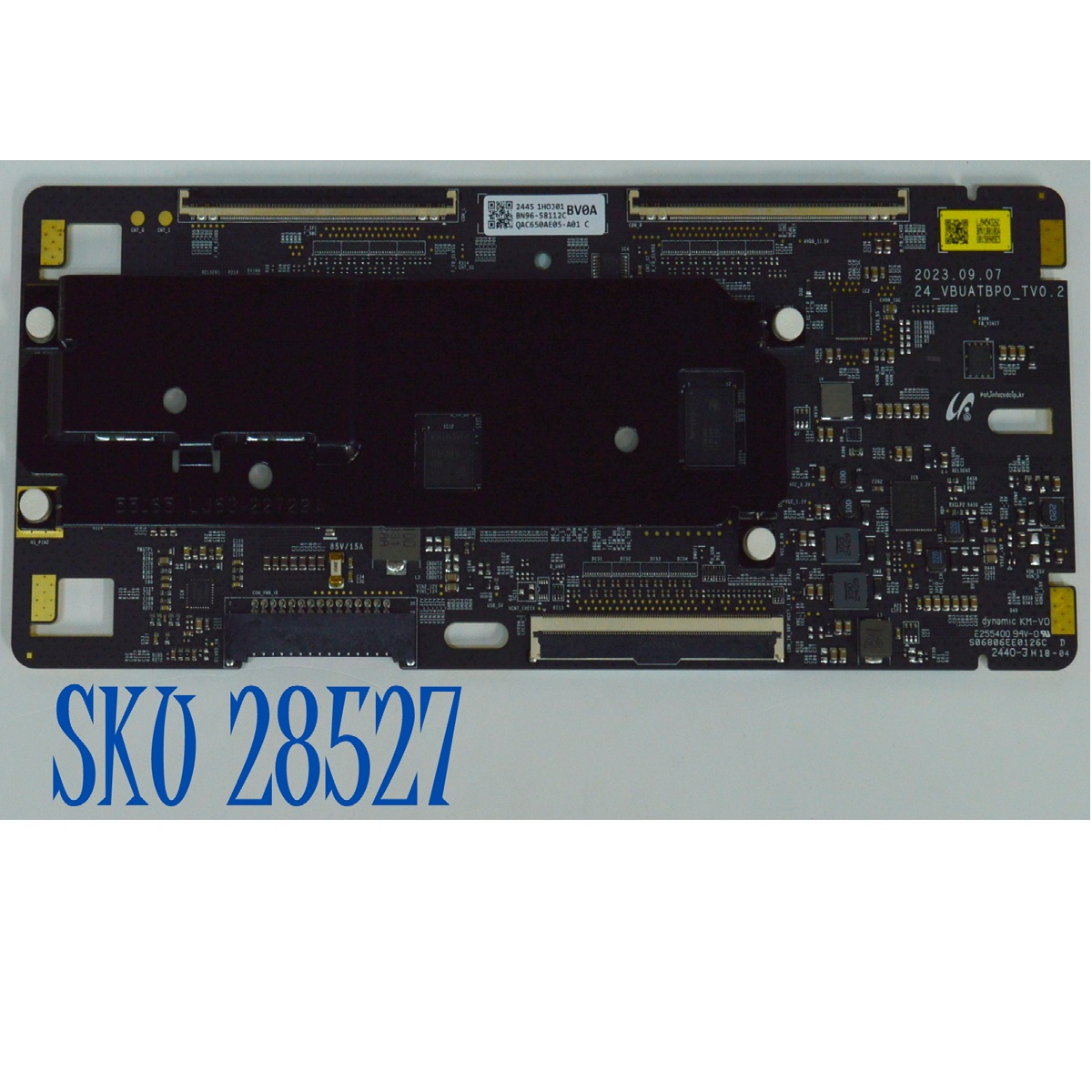 T-CON ORIGINAL PARA TV SAMSUNG / NUMERO DE PARTE BN96-58112C / 24_VBUATBPO_TV0.2 / S06806EE0126C / LJ94-54326C / PANEL CY-AF065FMV1H / MODELO QN65S90FDFXZA / QN65S90FDFXZA FD03