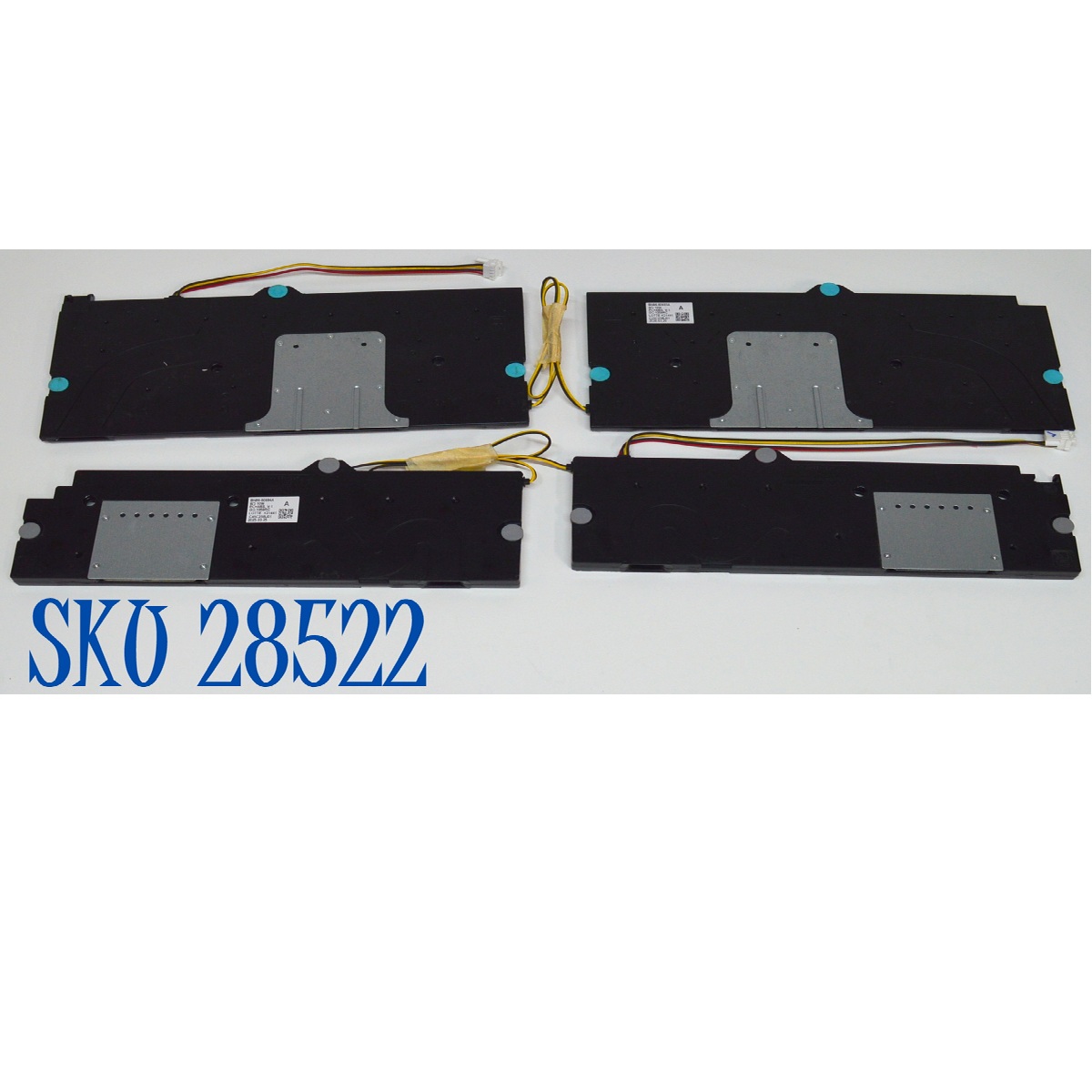 KIT DE BOCINAS ORIGINAL PARA TV SAMSUNG 4 PIEZAS / NUMERO DE PARTE BN96-60683A / BN96-60684A / BN63-21575A / BN63-21576X001 / BN63-21574A / BN63-21573A / MODELO QN65LS03FWDXZA
