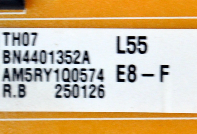 FUENTE DE PODER ORIGINAL PARA TV SAMSUNG / NUMERO DE PARTE BN44-01352A / L55E8_FHS / BN4401352A / PANEL CY-QF055RGAV1H / DISPLAY T550QVN07.Y / BN96-60290A / MODELO QN55Q8FDAFXZA / QN55Q8FDAFXZA AD01 - Imagen 2