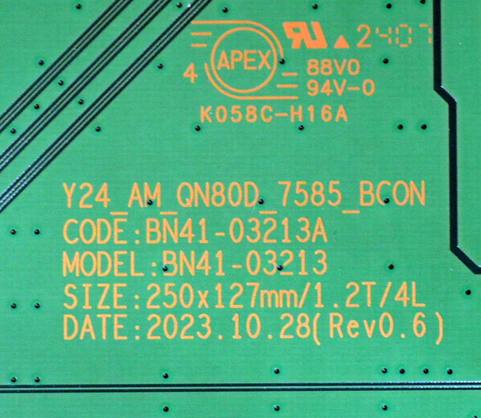 LED DRIVER ORIGINAL PARA TV SAMSUNG / NUMERO DE PARTE BN94-18292A / BN41-03213A / BN41-03213 / BN41-03213A-000 / DFVC2407 / BN97-21053A / BN9418292A / PANEL CY-TD075FMHV1H / DISPLAY ST7461D04-1 V2.1 / BN96-54532A / MODELO QN75QN85DDFXZA / QN75QN85DDFXZA CA01 - Imagen 3