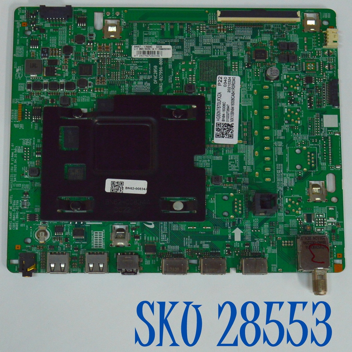 MAIN ORIGINAL PARA TV SAMSUNG 4K UHD HDR SMART TV / NUMERO DE PARTE BN94-16306C / BN41-02799A / BN41-02799 / BN41-02799A-000 / DFVC2050 / BN97-17668C / BN9416306C / PANEL CY-BT050HGPV7H / MODELO HG50NT670UFXZA / HG50NT670UFXZA YA01