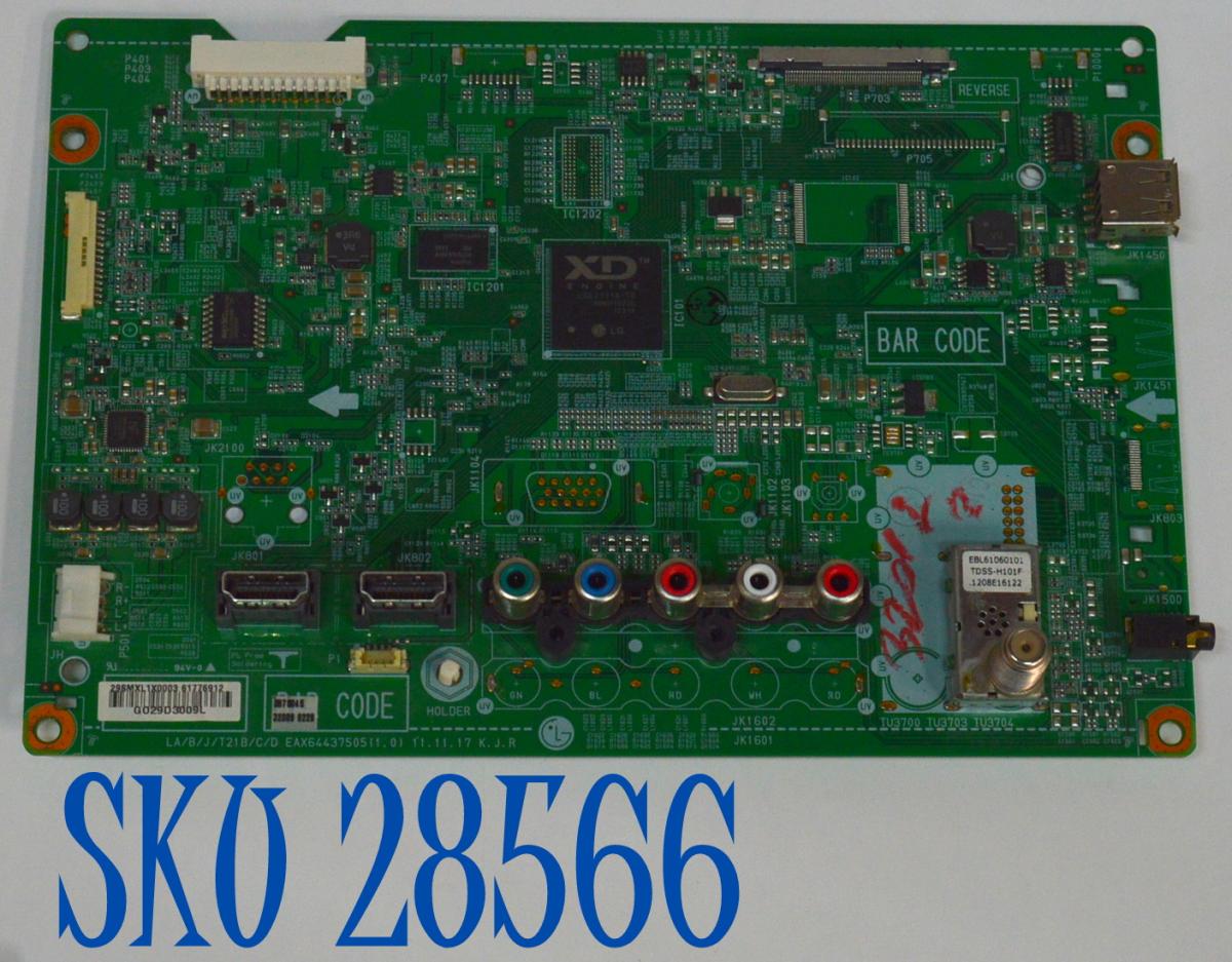 MAIN ORIGINAL PARA TV LG FULL HD / NUMERO DE PARTE 61776912 / EAX64437505 / EAX64437505(1.0) / PANEL LC320WUN (SC)(A3) / MODELO 32CS560-UE / 32CS560-UE.AUSYLJM