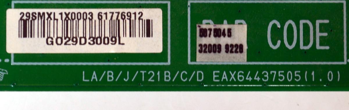 MAIN ORIGINAL PARA TV LG FULL HD / NUMERO DE PARTE 61776912 / EAX64437505 / EAX64437505(1.0) / PANEL LC320WUN (SC)(A3) / MODELO 32CS560-UE / 32CS560-UE.AUSYLJM - Imagen 2