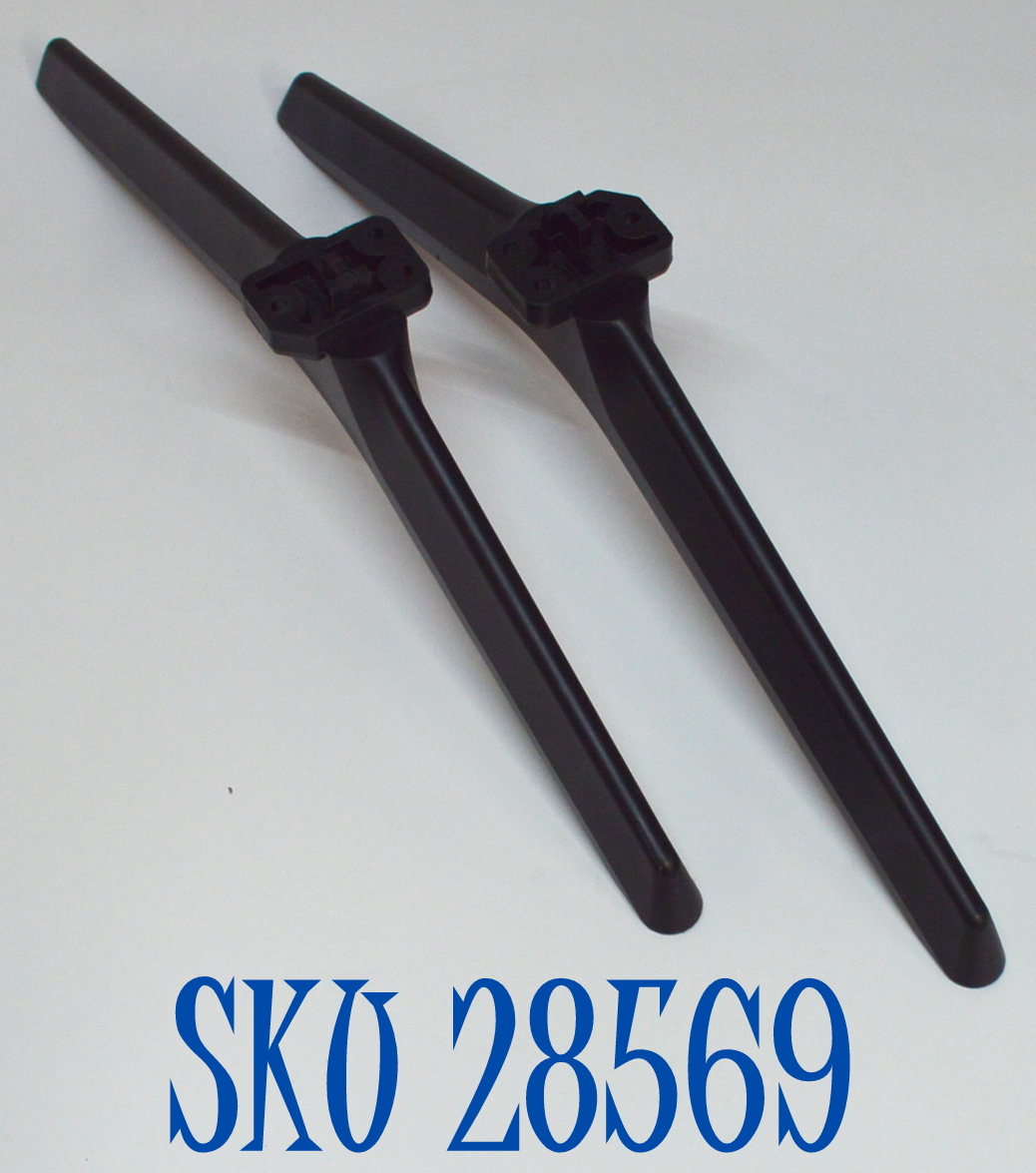 KIT DE BASES ORIGINAL PARA TV HISENSE 2 PIEZAS / NUMERO DE PARTE 6.179.52050 / PA6-GF50 / MODELO 85R6030N
