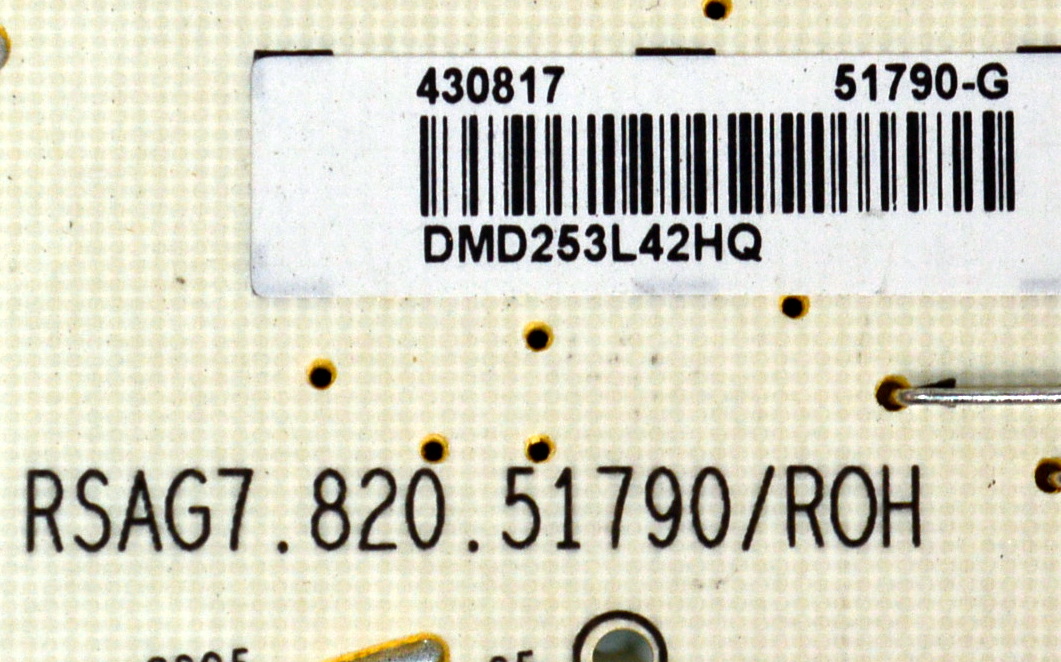 FUENTE DE PODER ORIGINAL PARA TV HISENSE / NUMERO DE PARTE 430817 / RSAG7.820.51790/ROH / 51790-G / CQC13134095636 / HDCEM1 / PANEL HD750K1U41-T0L5B1\ROH / DISPLAY JR745R3HD0Y / MODELO 75QD6QV / 75QD6QV 75Q60QUV - Imagen 2