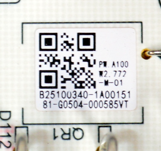 FUENTE DE PODER ORIGINAL NUEVA PARA TV TCL / NUMERO DE PARTE 81-G0504-000585VT / PW.A100W2.772 / B25100340 / MODELO 50S450R - Imagen 2
