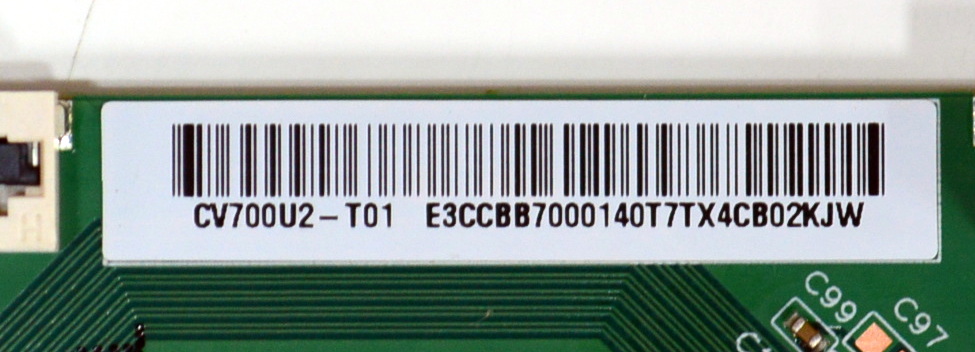 T-CON ORIGINAL NUEVA PARA TV PHILIPS / VIZIO / NUMERO DE PARTE E3CCBB70001 / CV700U2-T01 / E3CCBB7000140 / PANEL LVU700CHDX E0024 / TPT700WR-U2T01.D / DISPLAY CV700U2-T01 REV:04 / MODELO 70PFL5656/F8 / 70PUL7553/F7 / V705-J01 / V705X-J01 / V4K70M-0801 - Imagen 2
