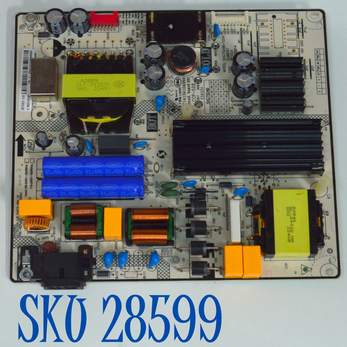 FUENTE DE PODER ORIGINAL PARA TV DAWEOO / NUMERO DE PARTE 81-PBE070-H4B35AP / SHG7504B-101H / DLBB567 / SHG7504B35-101HA / SHG7504B / CQC14134104969 / MODELO DAW70UR