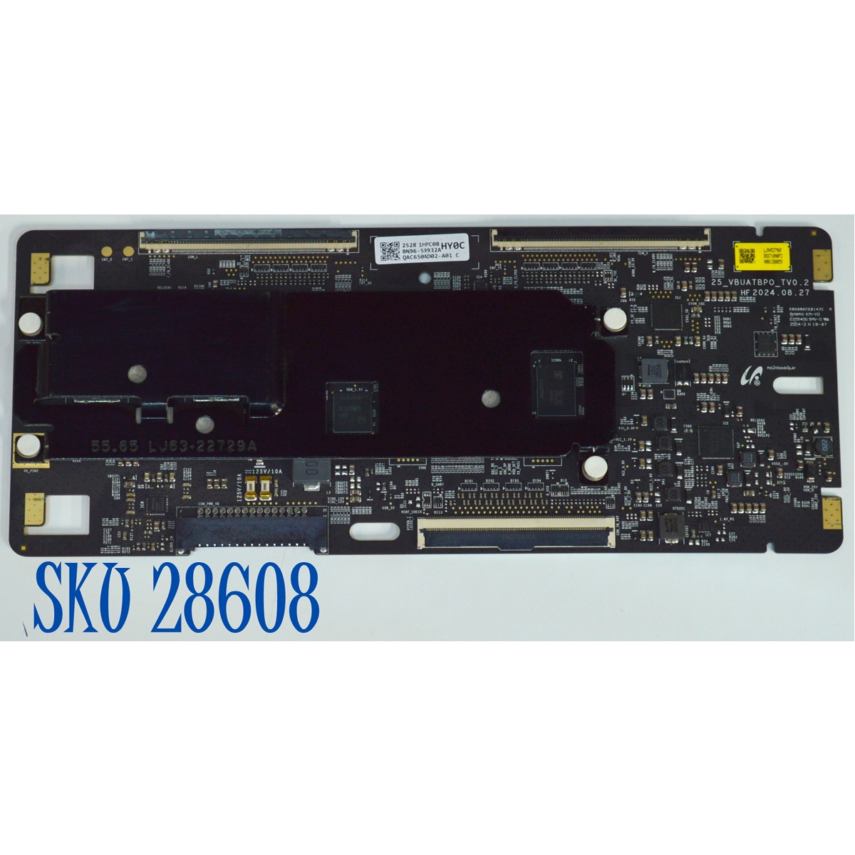 T-CON ORIGINAL PARA TV SAMSUNG / NUMERO DE PARTE BN96-59932A / 25_VBUATBPO_TV0.2 / LJ94-53796F / QAC650AD02-A01 / MODELO QN65S90FDFXZA / QN65S90FDFXZA FA02