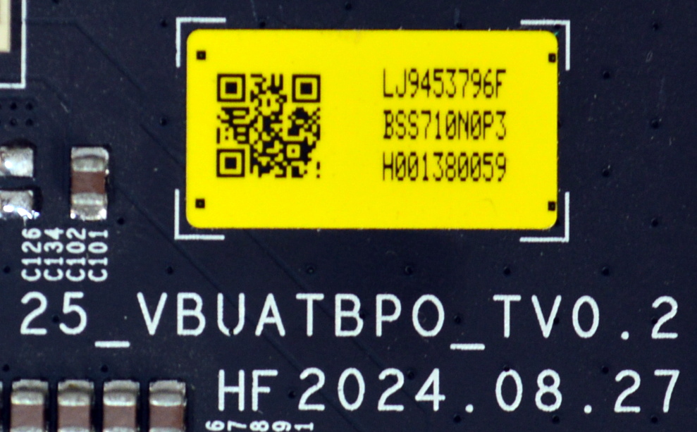 T-CON ORIGINAL PARA TV SAMSUNG / NUMERO DE PARTE BN96-59932A / 25_VBUATBPO_TV0.2 / LJ94-53796F / QAC650AD02-A01 / MODELO QN65S90FDFXZA / QN65S90FDFXZA FA02 - Imagen 3