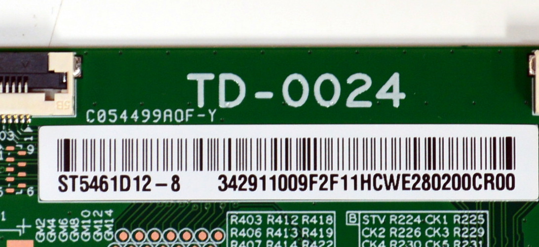 T-CON ORIGINAL NUEVA PARA TV PHILIPS / NUMERO DE PARTE 342911009F2F / TD-0024 / ST5461D12-8 / 342911009F2F11 / MODELO 55PUL7552/F7 - Imagen 2