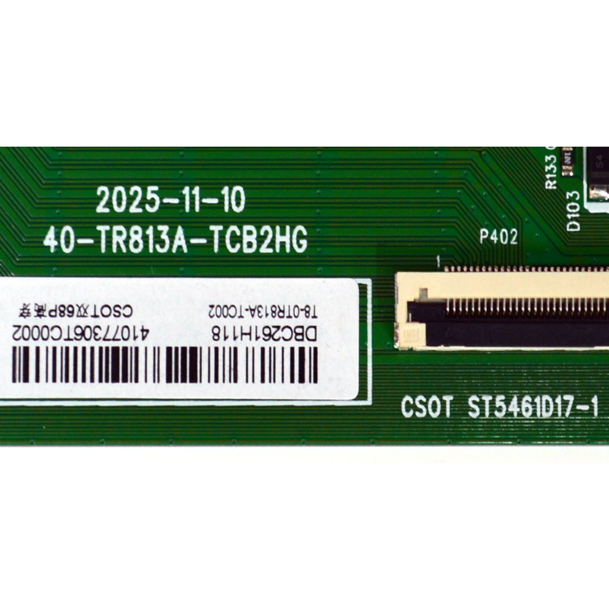T-CON ORIGINAL NUEVA PARA TV TCL / NUMERO DE PARTE T8-0TR813A-TC002 / 40-TR813A-TCB2HG / CS0T ST5461D17-1 / DBC26H121 / MODELO 55S451 / 55S41BR / 55S450G - Imagen 2