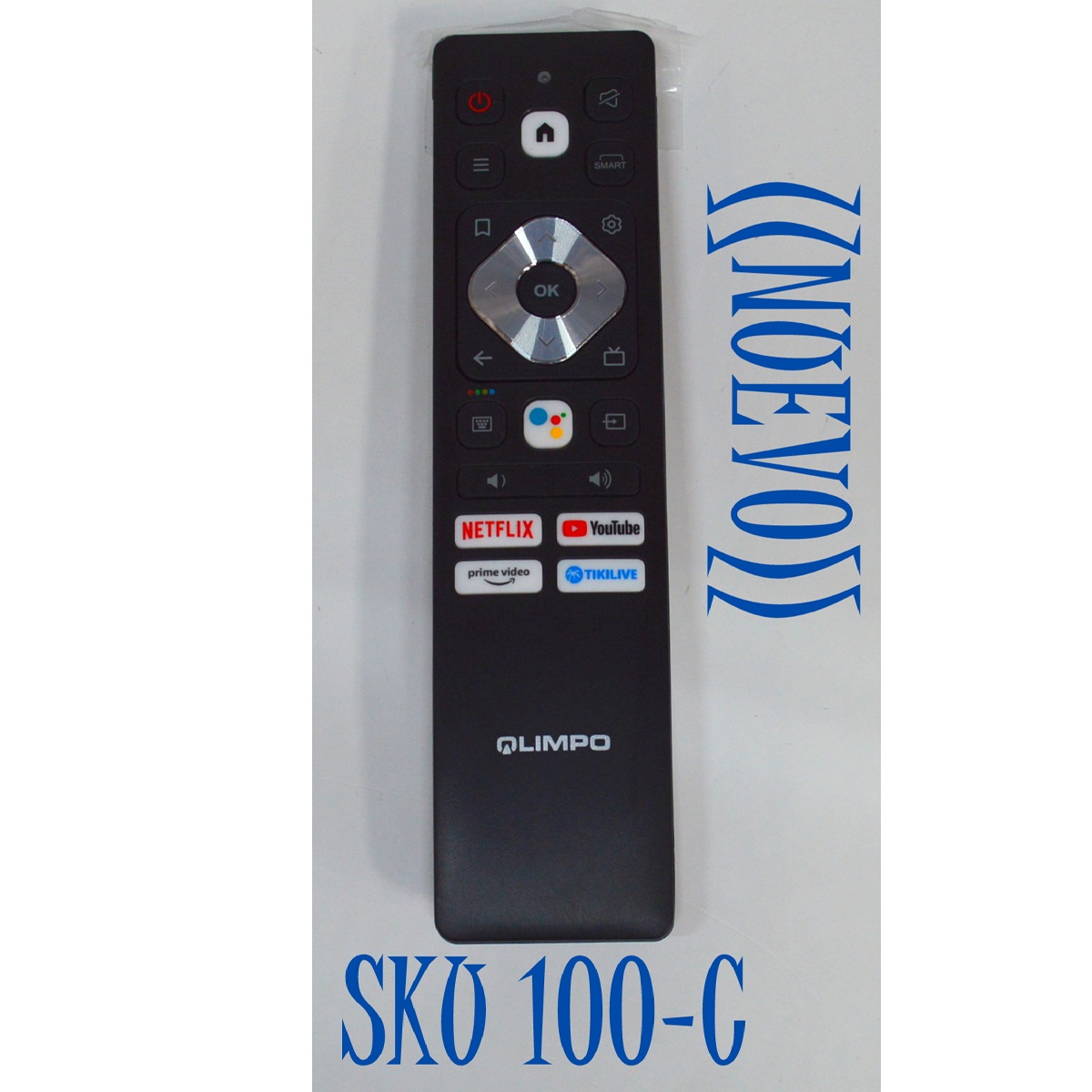CONTROL REMOTO ORIGINAL NUEVO PARA TV OLIMPO / CON COMANDO DE VOZ / NUMERO DE PARTE T6-A71N23-LL003CK / AN2301-C2-01 / 06-B86N23-LX001 / YB06B86N23LX001 / IDE978316C-01155