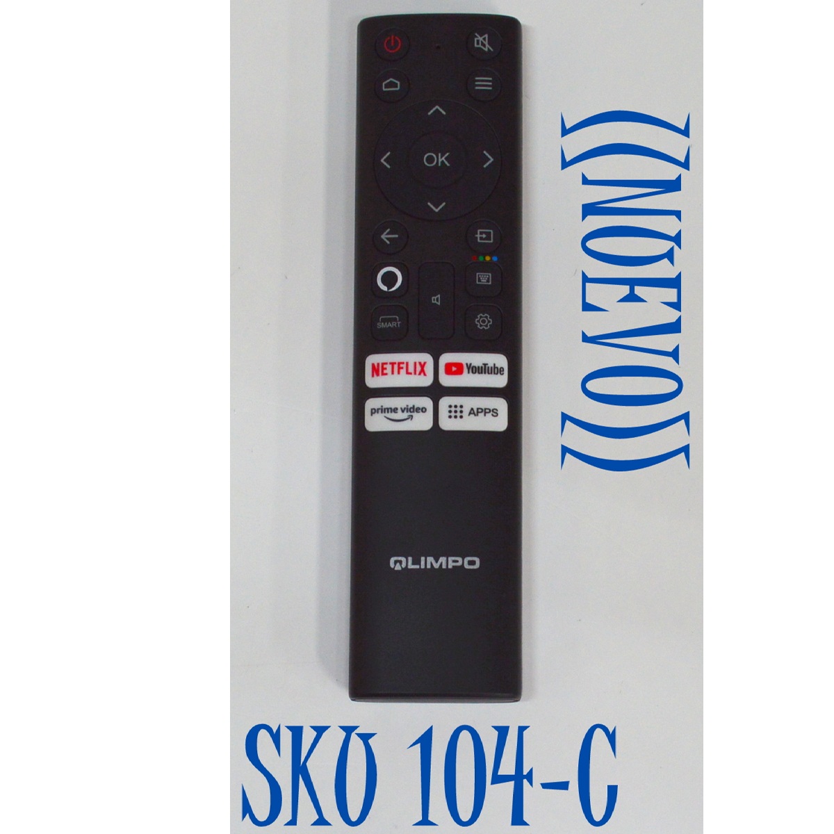 CONTROL REMOTO ORIGINAL NUEVO PARA TV OLIMPO / CON COMANDO DE VOZ / NUMERO DE PARTE JH-20211 / JH-20211-EN-1 / RC311S / 06-542W42-TY01X