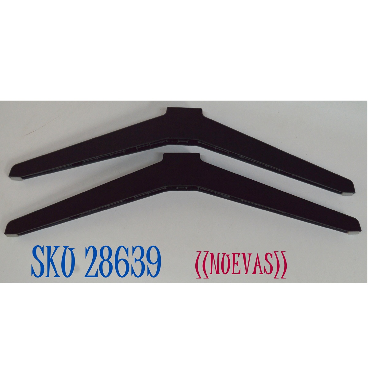 KIT DE BASES ORIGINAL NUEVAS PARA TV TCL 2 PIEZAS / NUMERO DE PARTE A02113-1 / HB75 HF / YB1-4 / MODELO 75S450F / 75S450R / 75S41K / 75S45K / 75S41BR