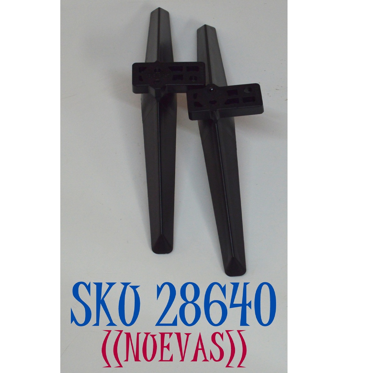 KIT DE BASES ORIGINAL NUEVAS PARA TV VIZIO 2 PIEZAS / NUMERO DE PARTE 7H08M0000 / 7H08B0000 / 7H08M0000P50R / 7H08M0000E50R / 7H08B0000W000 / 7H08B0000V000 / 7H08M0000E00R / 7H08M0000F00R / MODELO V505M-K09
