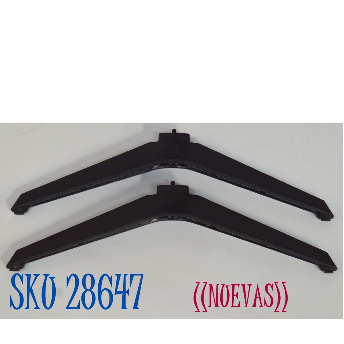 KIT DE BASES ORIGINAL NUEVAS PARA TV VIZIO 2 PIEZAS / NUMERO DE PARTE LD658V / MODELO V4K65M-0810