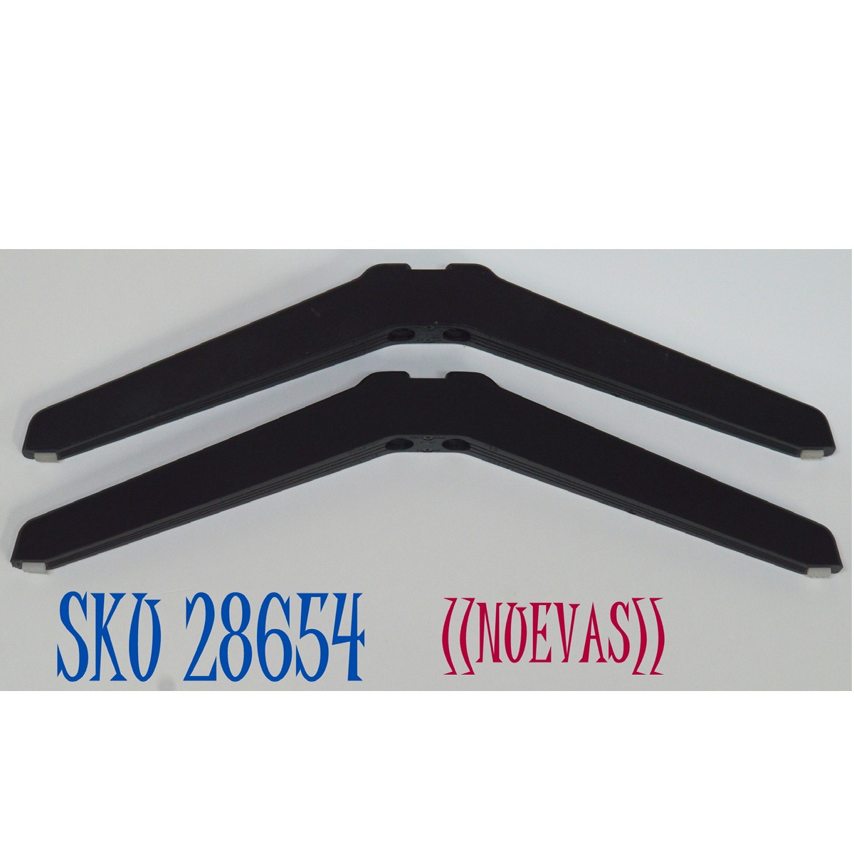 KIT DE BASES ORIGINAL NUEVAS PARA TV TCL 2 PIEZAS / NUMERO DE PARTE A00137-0 / M03-A00137-01 / M03-A00137-03 / M03-A00137-05 / QJ-ST01 / MODELO 55S551G / 50S551G