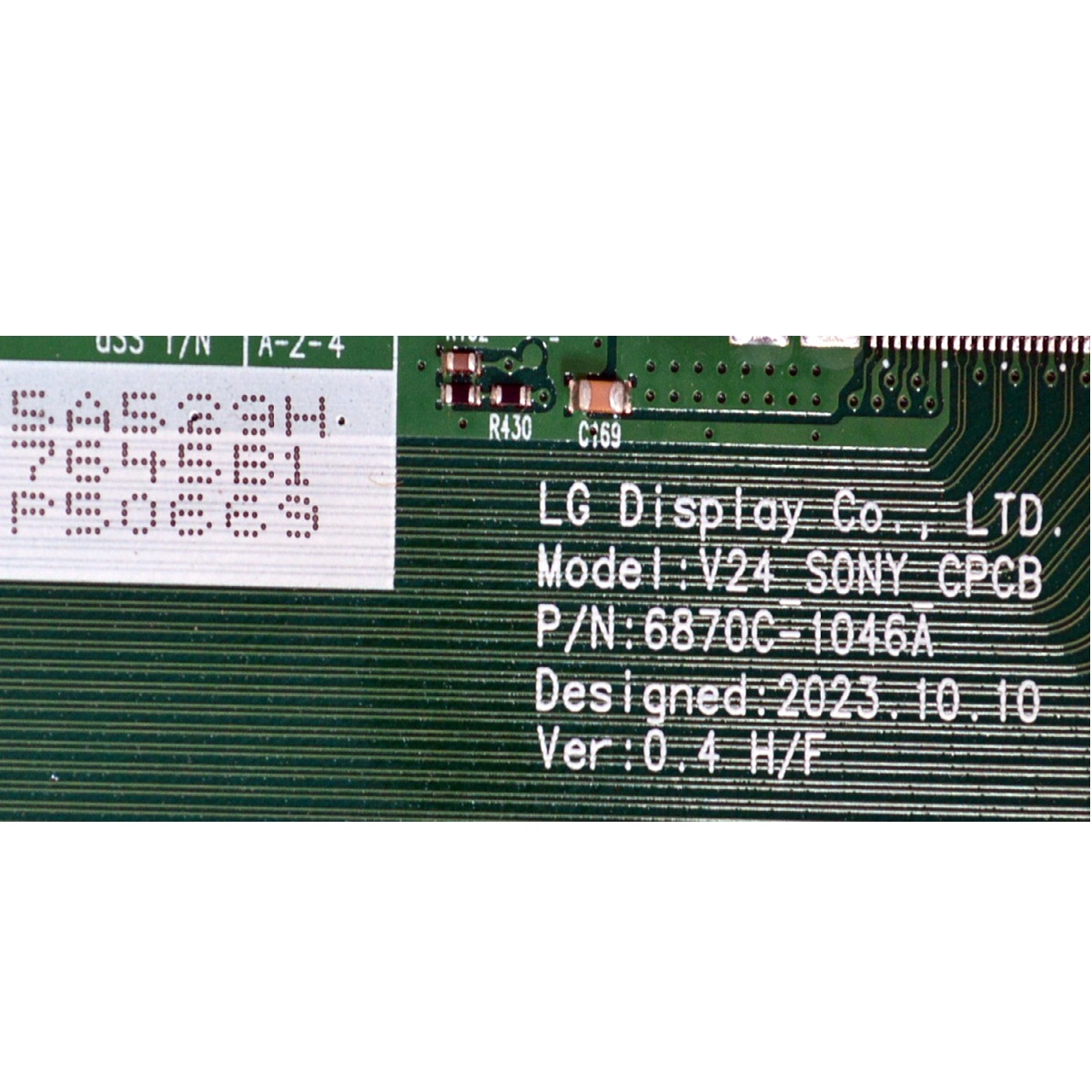 T-CON ORIGINAL PARA TV SONY / NUMERO DE PARTE 6871L-7645B / 6870C-1046A / LE650PQL (HS)(E1) / 7645B / PANEL YDEM065UNG11 / MODELO K-65XR80C / K65XR80C - Imagen 2