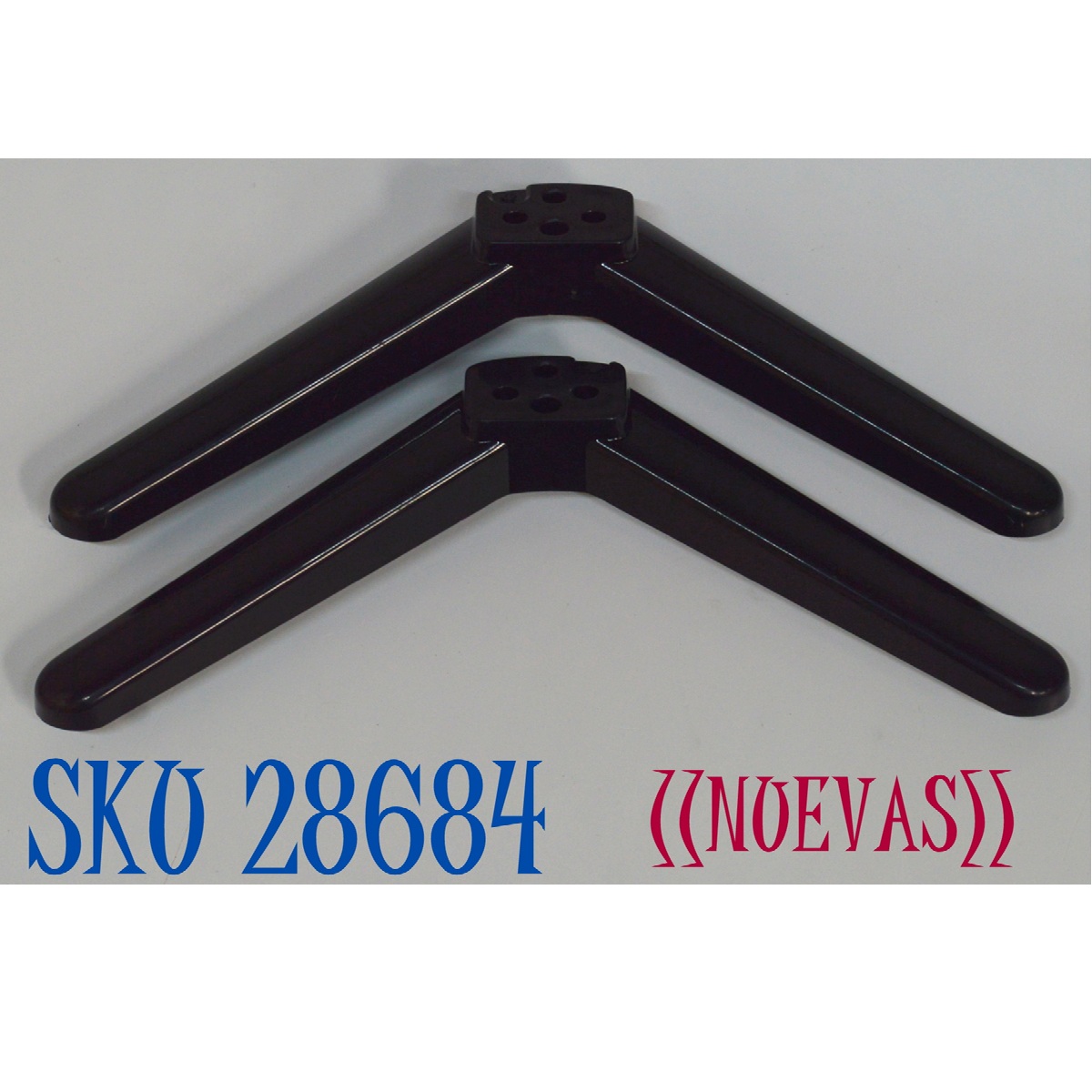 KIT DE BASES ORIGINAL NUEVAS PARA TV 2 PIEZAS