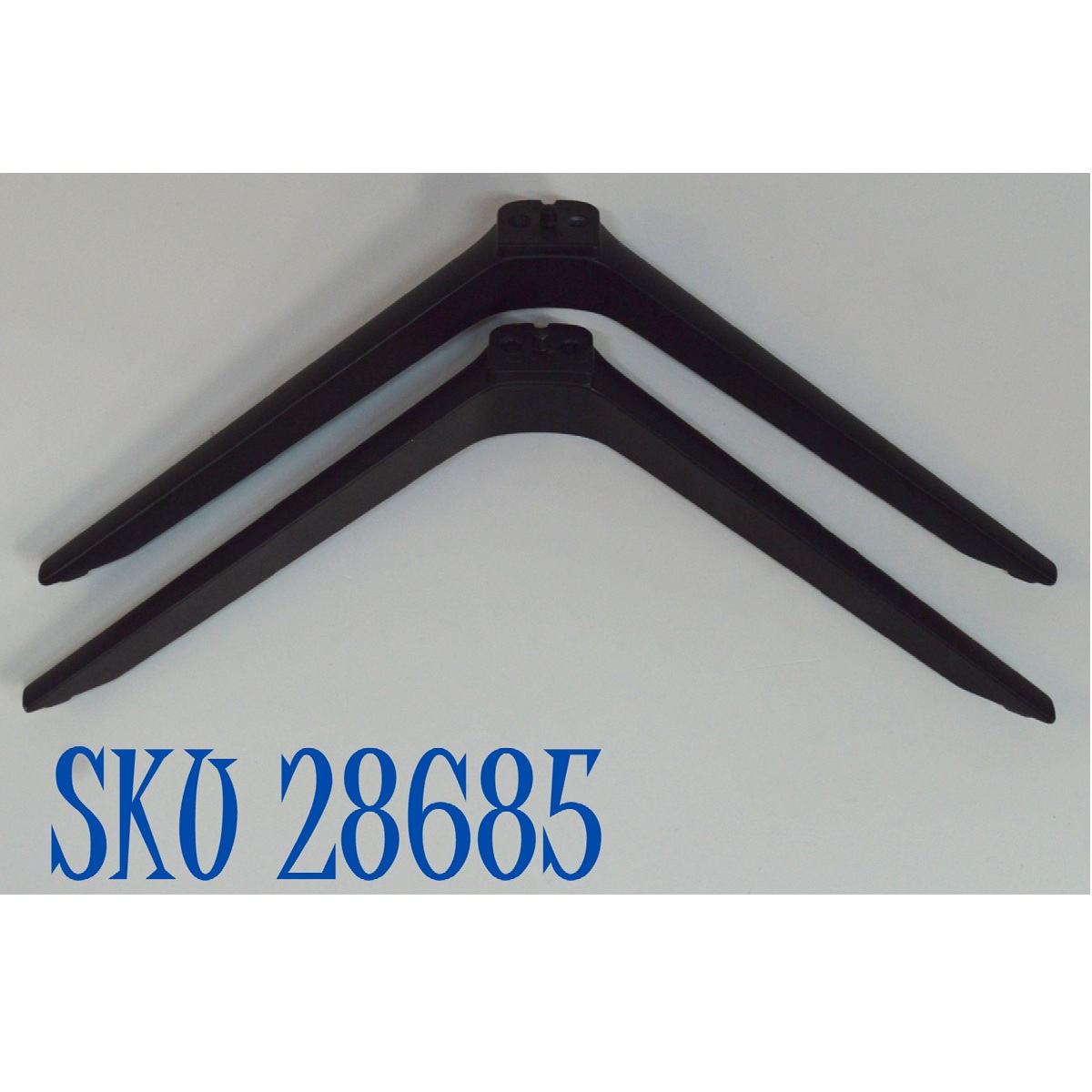 KIT DE BASES DE METAL ORIGINAL PARA TV JVC / ONN / 2PIEZAS / NUMERO DE PARTE LD5565 / BG-1 / BG-2 / MODELO LT-50MAW595 / LT-55MAW595 / LT-58MA887 / LT-65MAW595 / 100005844 58" / 100007147 50"
