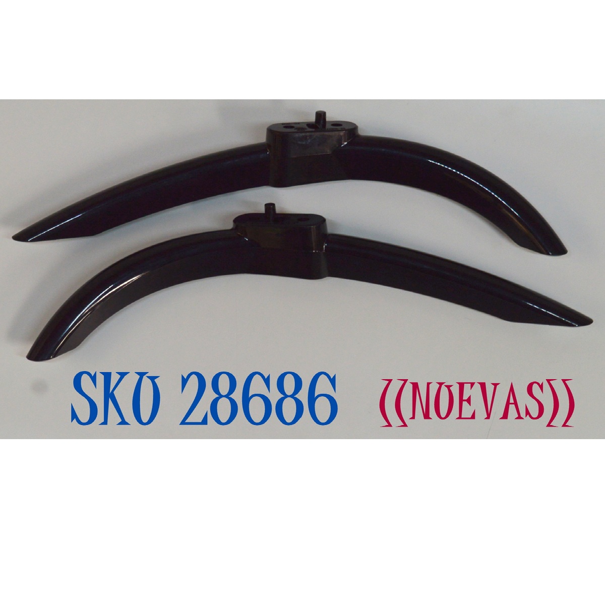 KIT DE BASES ORIGINAL NUEVAS PARA TV 2 PIEZAS / NUMERO DE PARTE R00277020 / L00277015 / DZ-R00277020 / DZ-L00277015 / PC-L01 / PC-R02